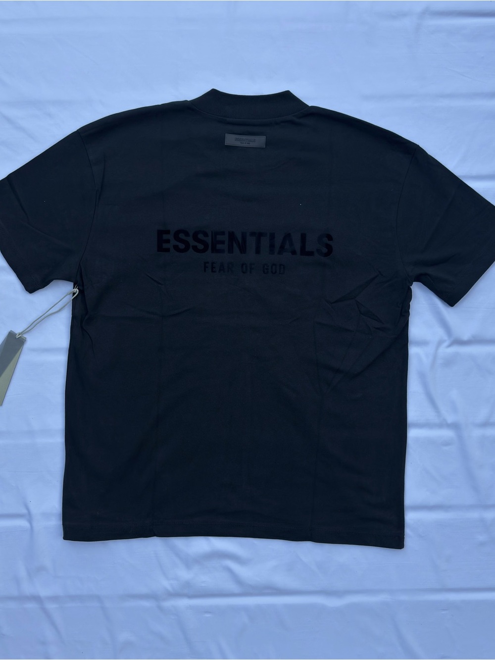 AUTHENTIC Essentials Fear Of God T-Shirt - Stretch Limo Black